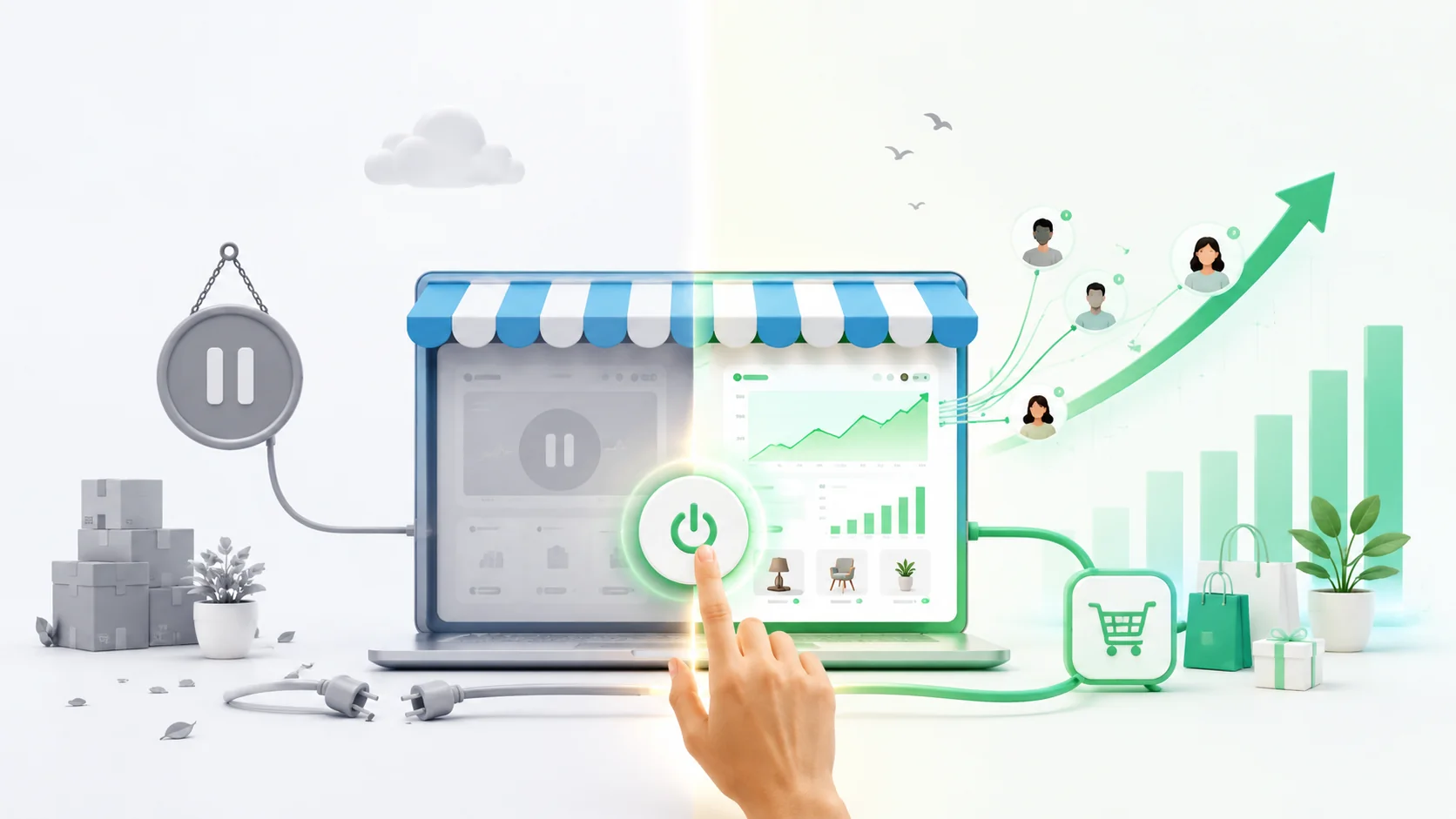 چگونه فروش آنلاین را بعد از چند ماه توقف دوباره شروع کنیم؟