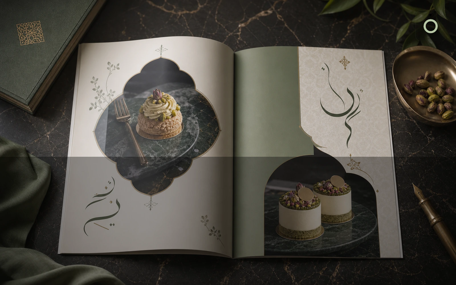 طراحی کاتالوگ — شیرینی شاهان — فدیا