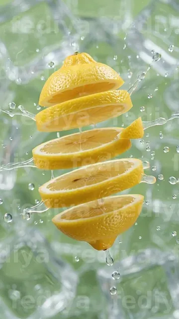 Lemon cut in air 1080p 202608010128 — ویدیو