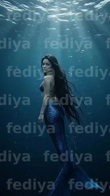 Mermaid gliding underwater 1080p 202608102122 — ویدیو